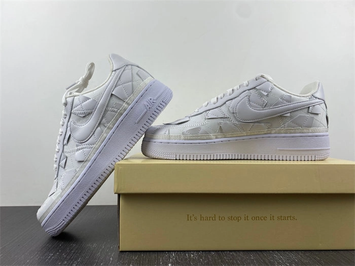 S*pportive nike air force 1 low sp billie eilish triple white dz3674- 5121