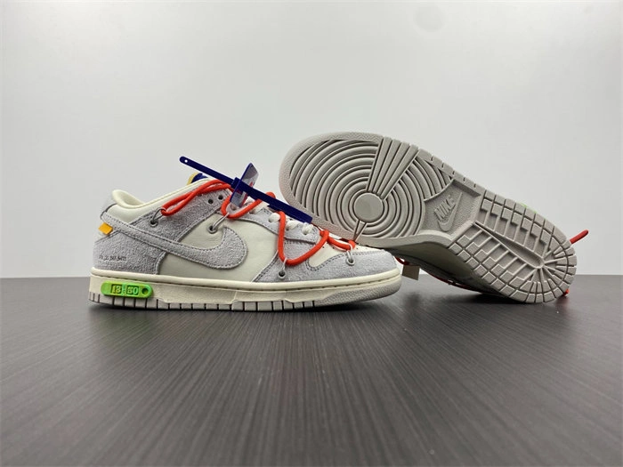 Reliable Nike Dunk Low Off-White Lot 13 DJ0950- 5056