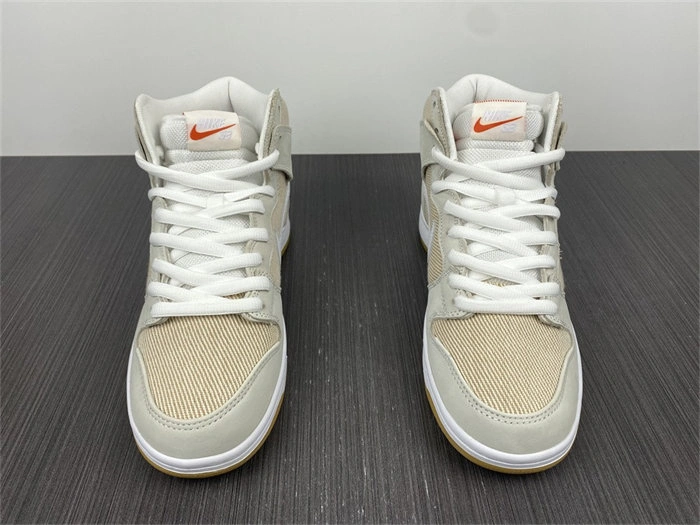 Durable Nike SB Dunk High Pro ISO Orange Label Unbleached Natural DA9626- 4830