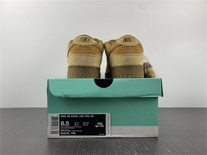 Elegant Nike SB Dunk Low Wheat 883232- 4849