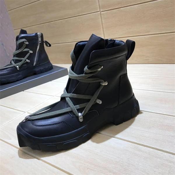 Stylish Rick Owens High Sneaker 3466